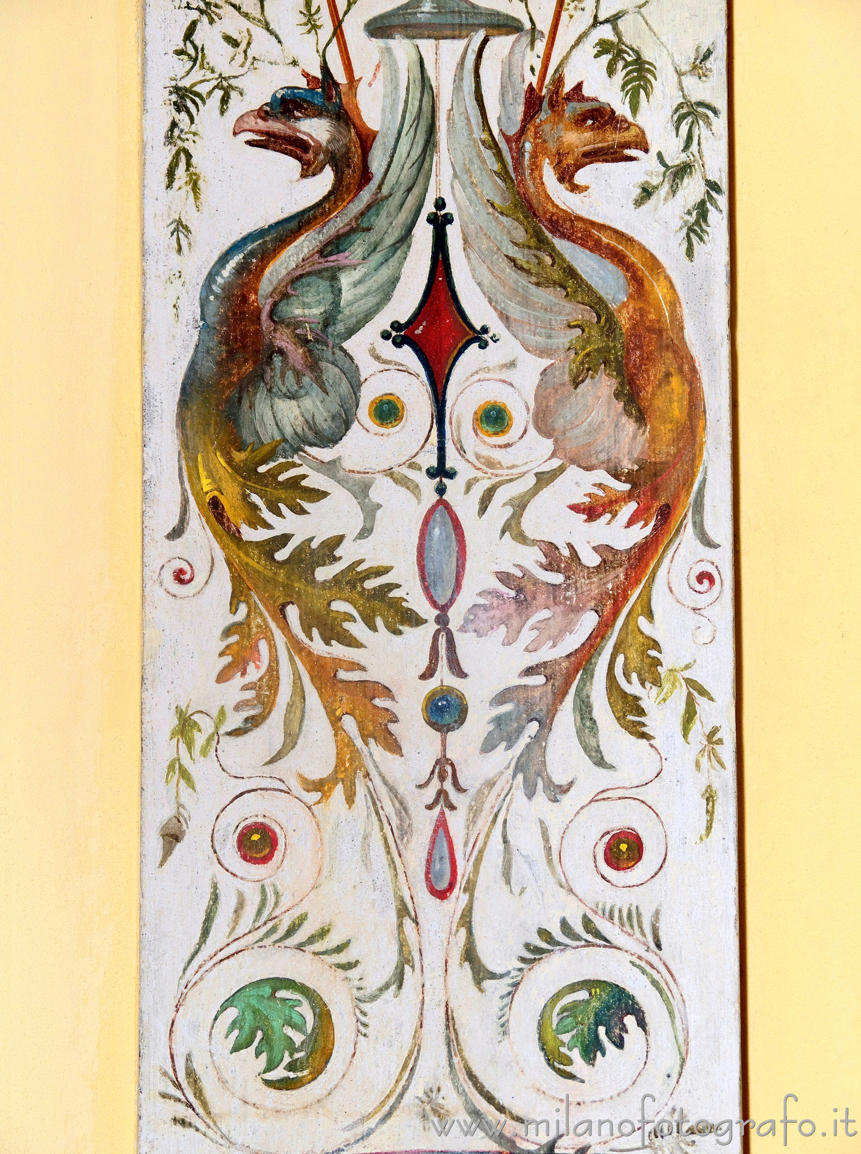 Milan (Italy) - Grotesque decorations in Serbelloni Palace